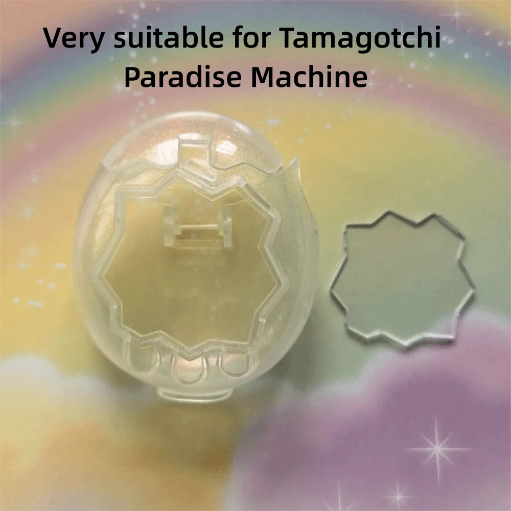 Soft TPU Protective Cover Color Changing Effect Full Coverage Decorative Cover with Soft Panel Cover for Tamagotchi Paradise