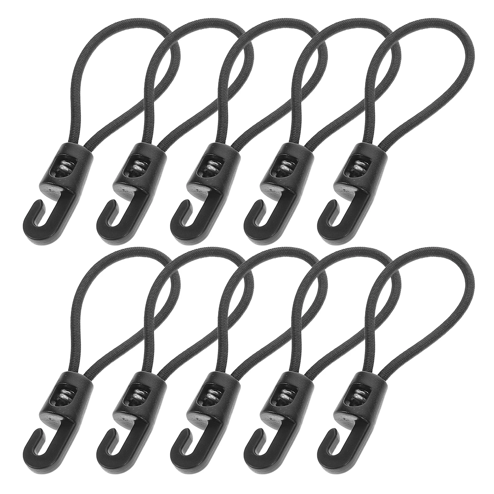 

20 Pcs Luggage Rope Bag Bungee with Carabiner Canopy Hanging Camping Tent Multifunctional Trunk Straps Boat Cords