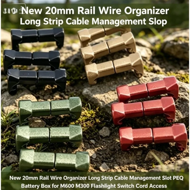 Rail Install Long Strip Cable Holder Wire Sorting Box Daily Line Arrangement Accessories