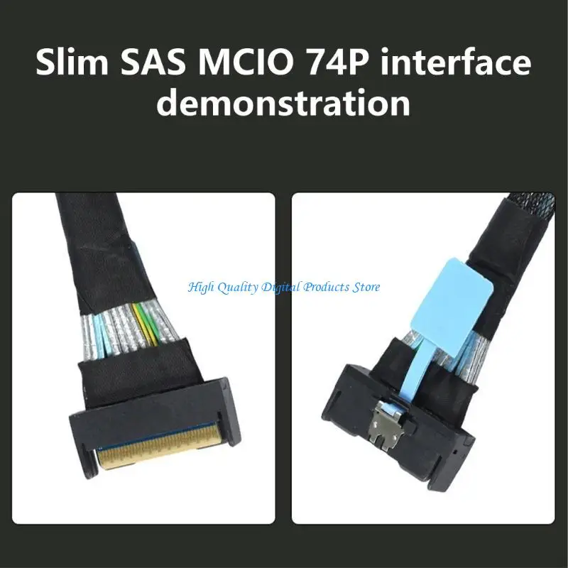 

U2JE MCIO 8I 74P до 2XSFF 8654 4I -сервер Кабель Кабель Внешняя графическая карта Адаптер SFF 8654