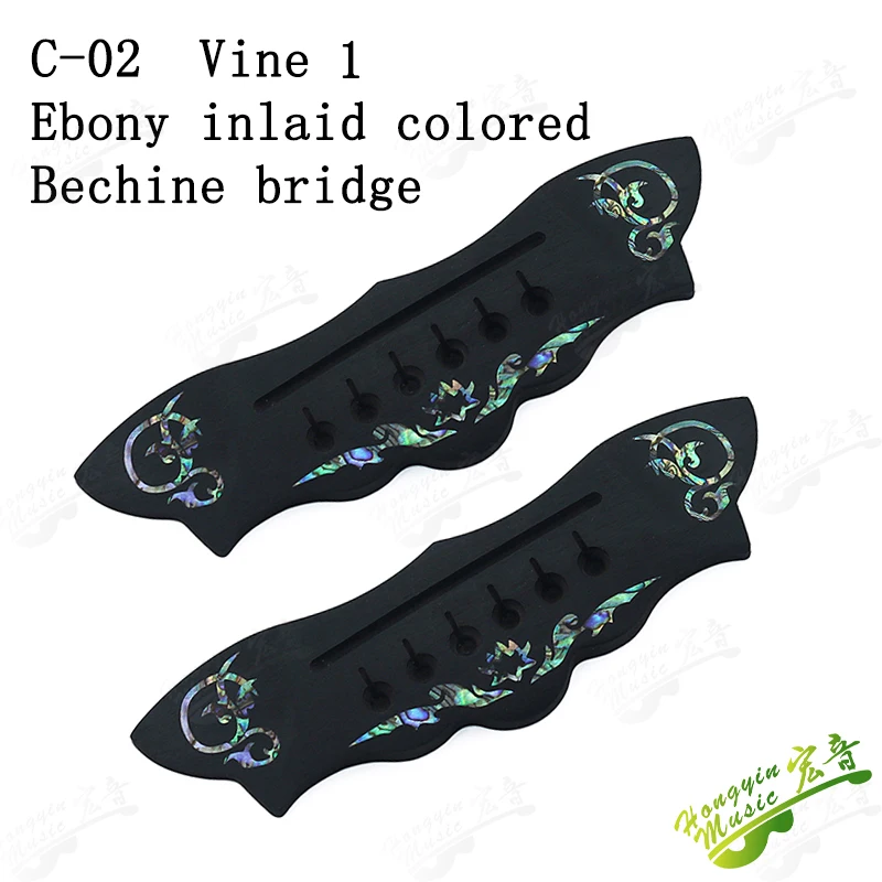 Ebony Inlaid true color Bechine code folk acoustic guitar TL harp under bridge code lower drive pull wire plate pull string plat