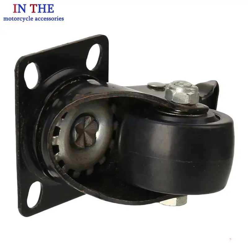 Industrial-Grade Heavy Duty Rubber Wheel Casters: 360° Rotation Brake-Equipped to Secure Furniture & Heavy Equipment Placement
