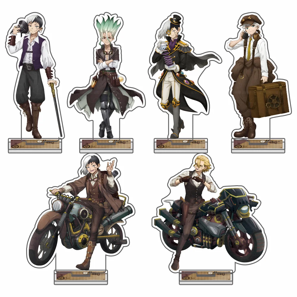 Dr.STONE Anime Acrylic Stand Ornaments Nanami Ryusui Saionji Ukyo Ogawa Yuzuriha Ginrou Ruri Ishigami Senkuu Figure Stand Gifts
