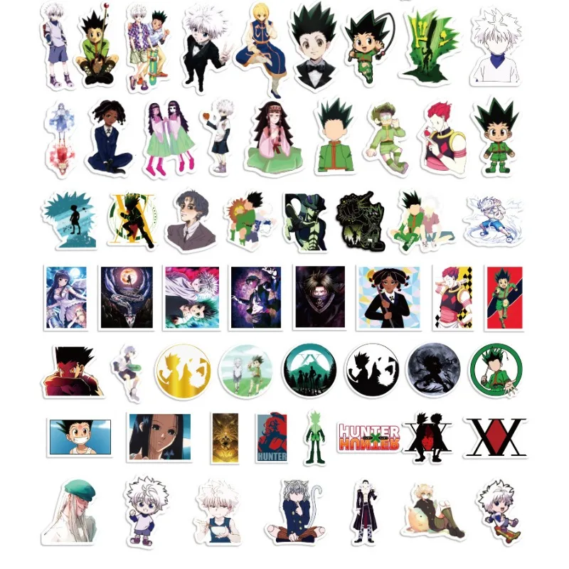 100 Uds dibujos animados Anime HUNTER×HUNTER pegatinas decorativas creativas