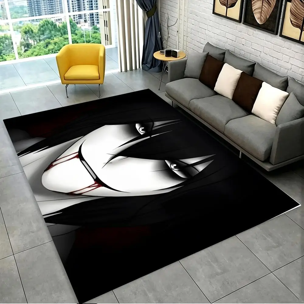 Floor Mat Suitable for home decor, non-slip flannel mat for kids, ideal as a gift. J-Jeff the Killers