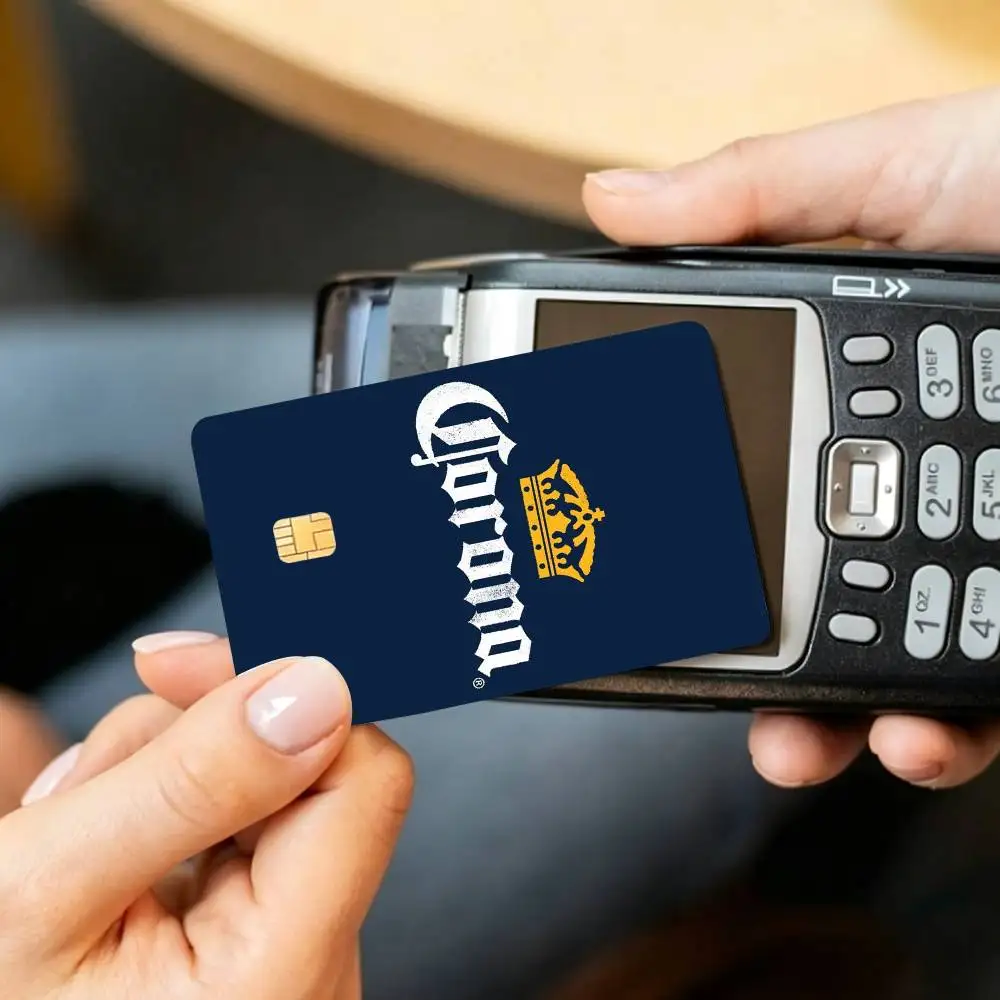 C-Corona E-Extra Beer Credit Card HD Stickers Game Card Decal Small Chip Waterproof Sticker Gift