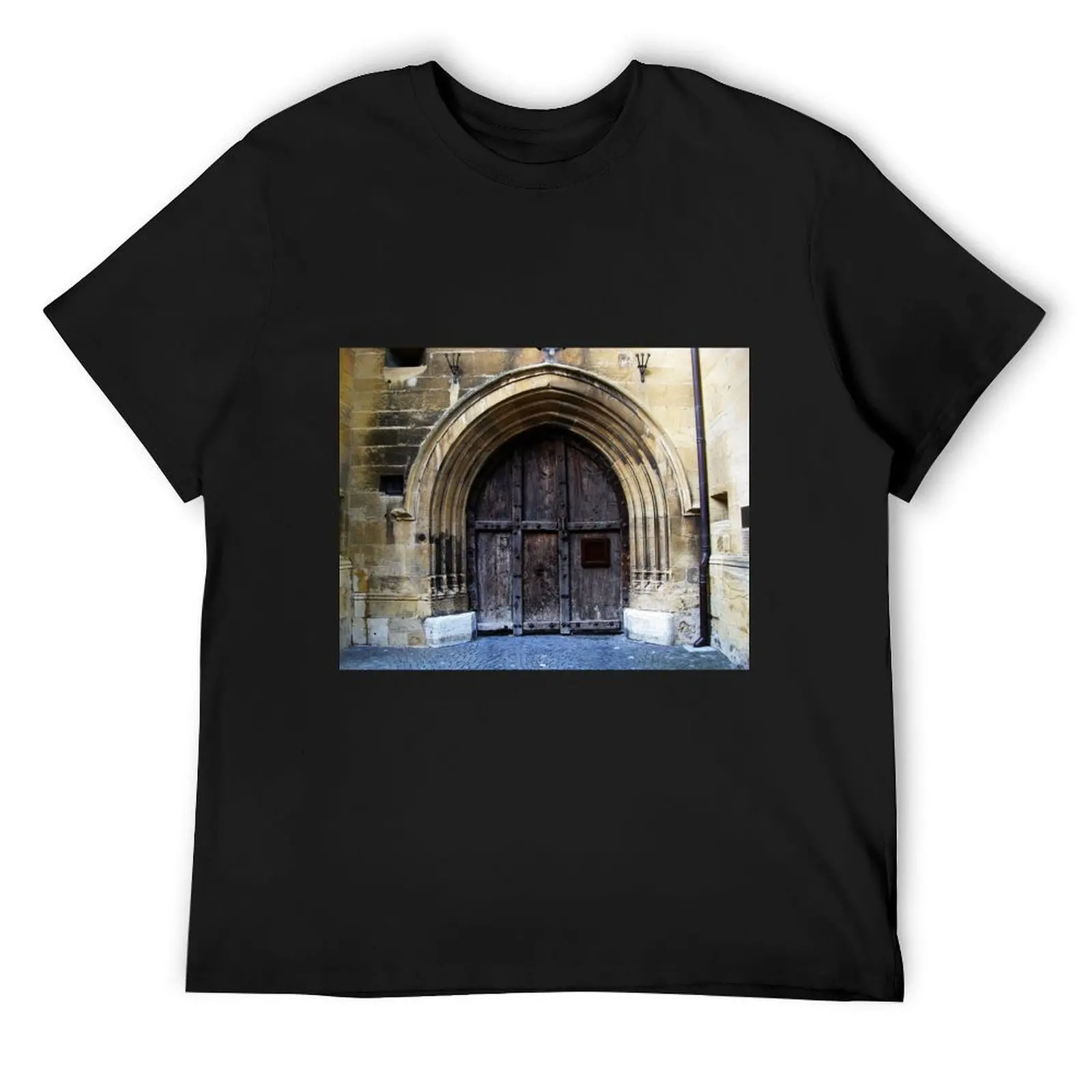 

Neuchatel Castle Gate. Switzerland T-Shirt anime clothes croswit shirt man cute clothes oversized Men's cotton t-shirt