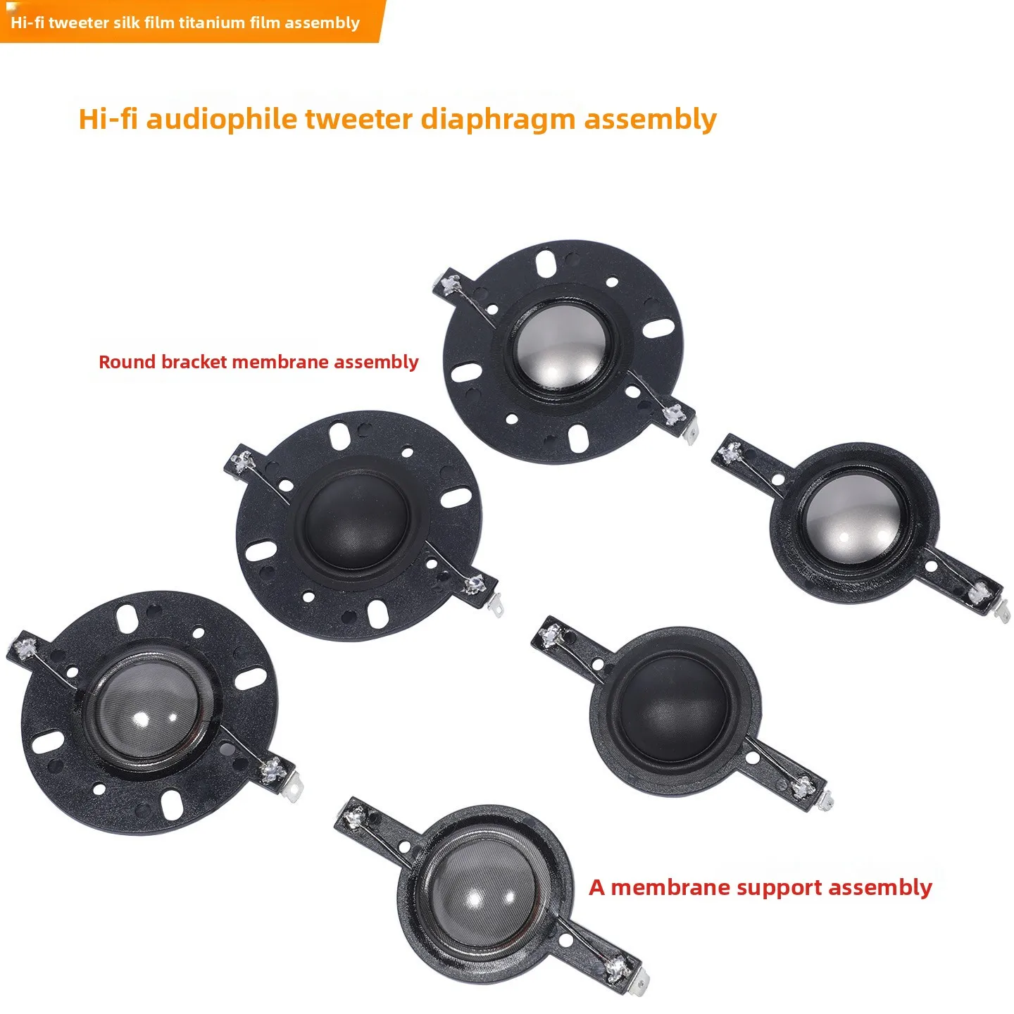 MW Audio 2 Stück 25,5 mm Seidenkalotten-Hochtönermembran, Ersatz für Schwingspule zur Reparatur von Lautsprecherhöhen – Detail 2