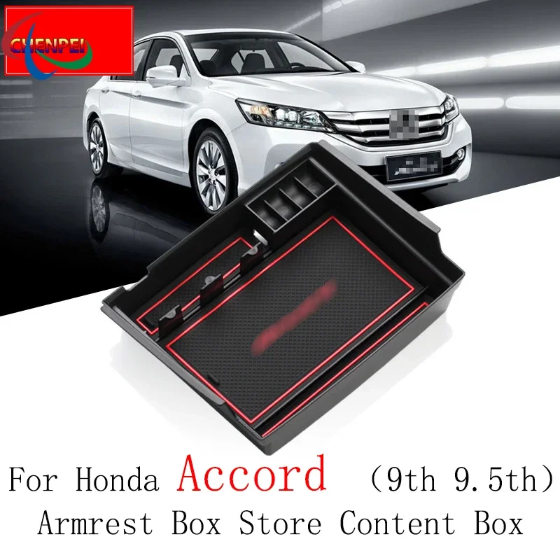 

For Honda Accord 9.5th Car Armrest Box Storage Box Modified Central Storage Box Decoration Car Accessories