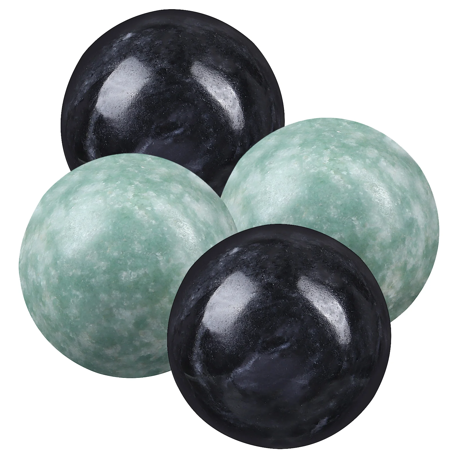 2 Sets Ball Hand Fitness Balls Marble Exercise Massage Handballs Massaging