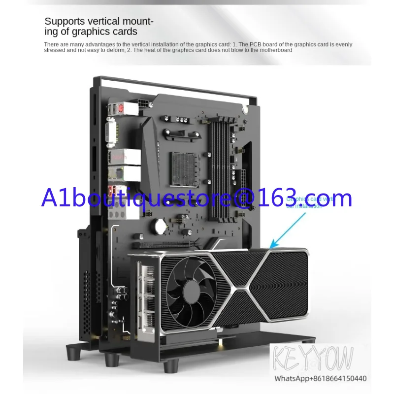 X5P 2024 حافظة كمبيوتر مكتبي ATX حافظة كمبيوتر مفتوحة،