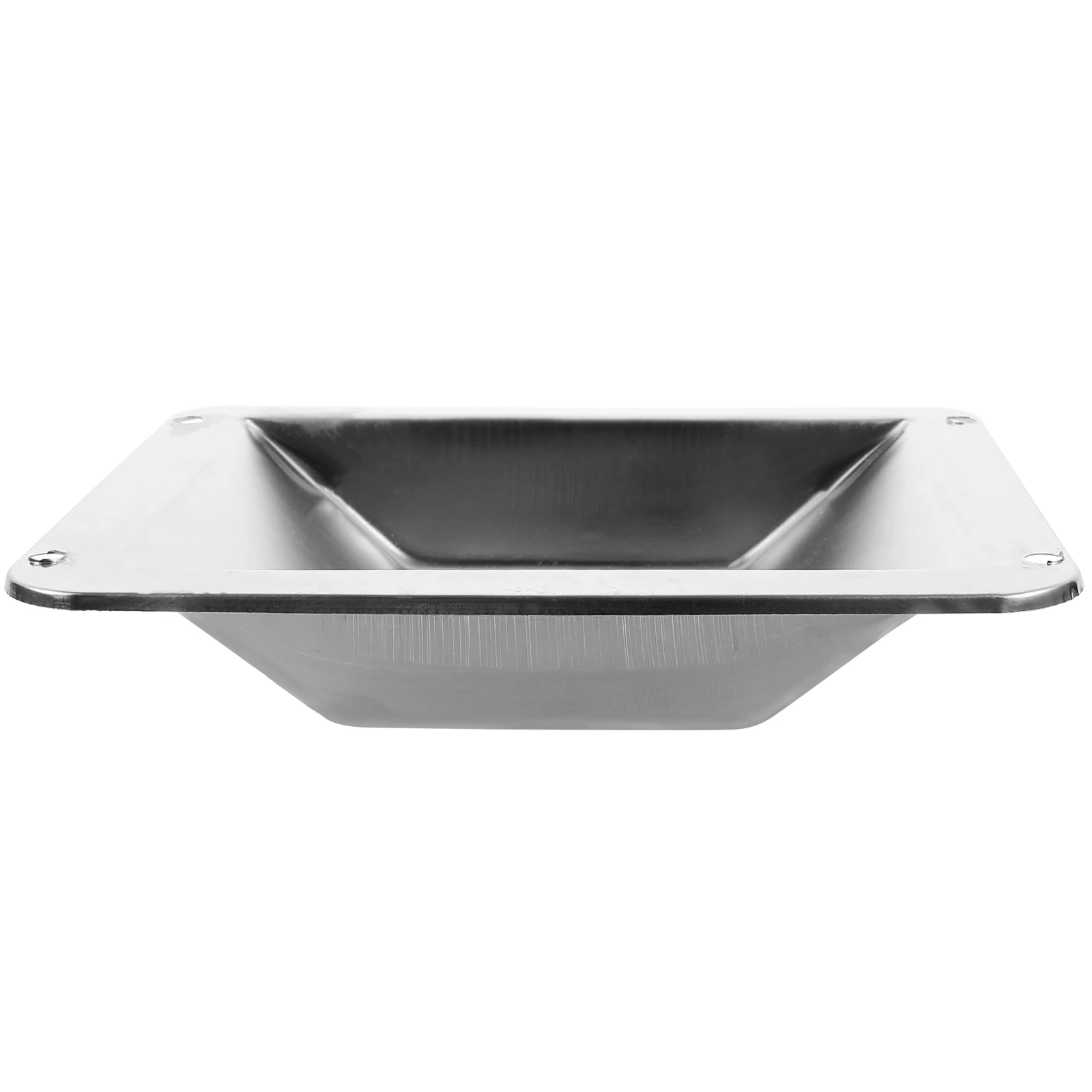 

Stainless Steel Ashtray Outdoor Trashcan Cigarette Container Metal Ash Holder Garbage Can Square Shape Anti Rust Easy
