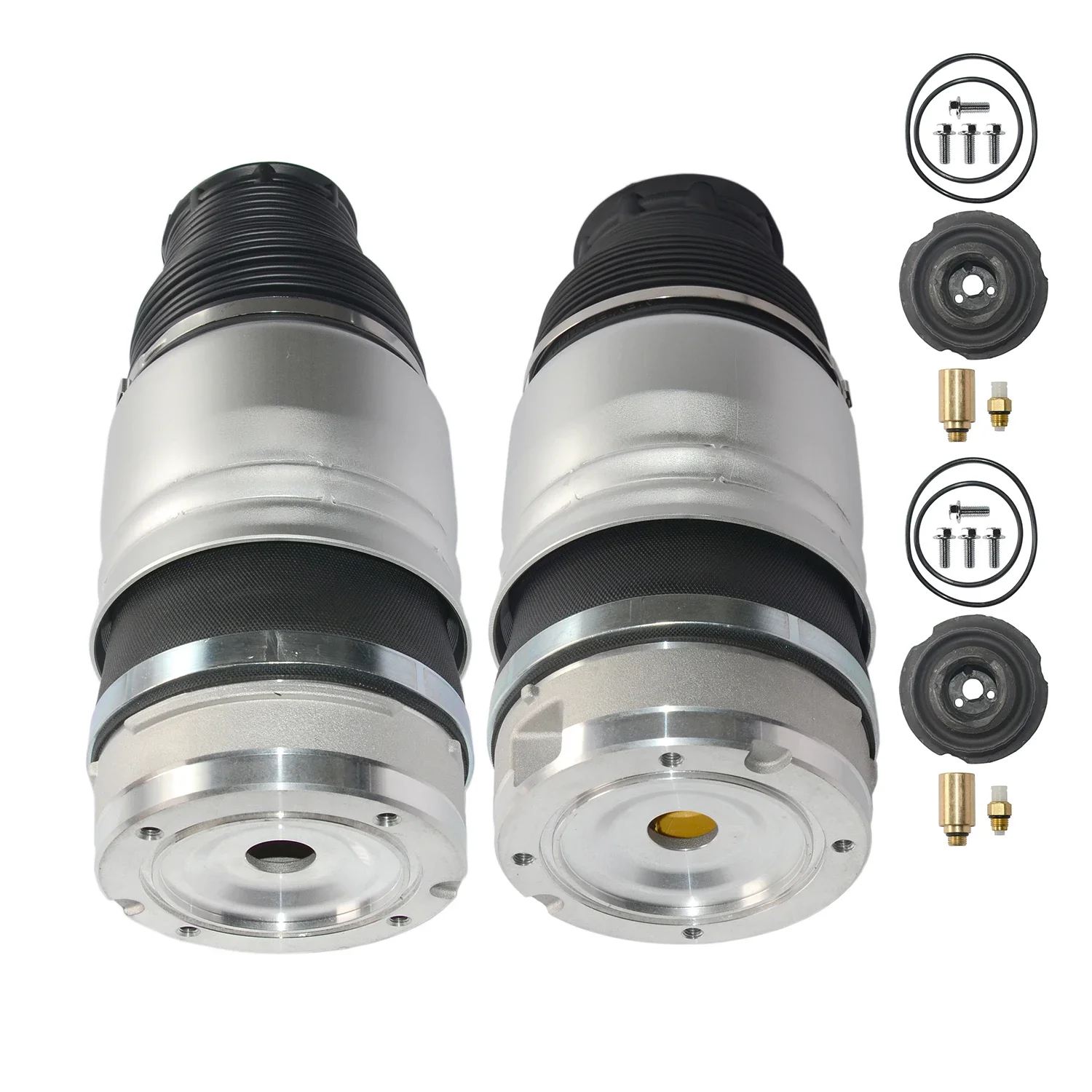 Coppia di Molle Pneumatiche Anteriori AP01 per Sospensioni Air Ride Audi Q7 4LB Touareg 7L6 Cayenne 9PA 95535840431 95535840320 7L6616403B
