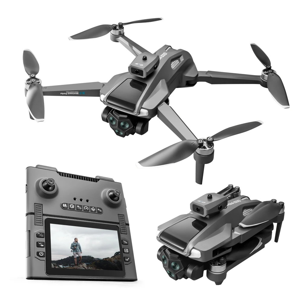 

FPV Dron with 4K Camera Professional 8K Drone RC Quadcopter 4.3 Screen Aerial Photography Obstacle Avoidance Remote Control Toys