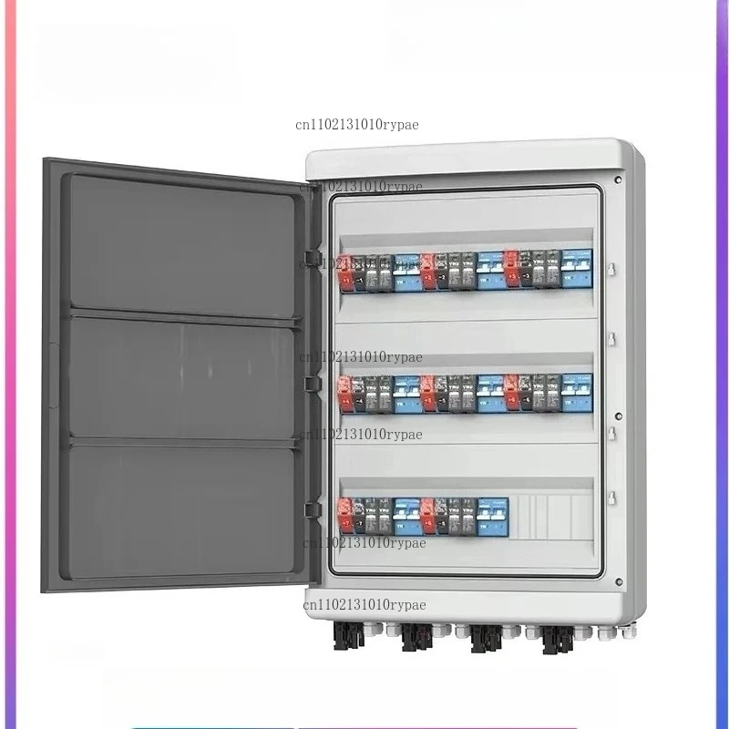Combiner Box 8 In 8 Out Outdoor Solar Distribution Box Plastic Solar Electric System Waterproof Solar PV Array