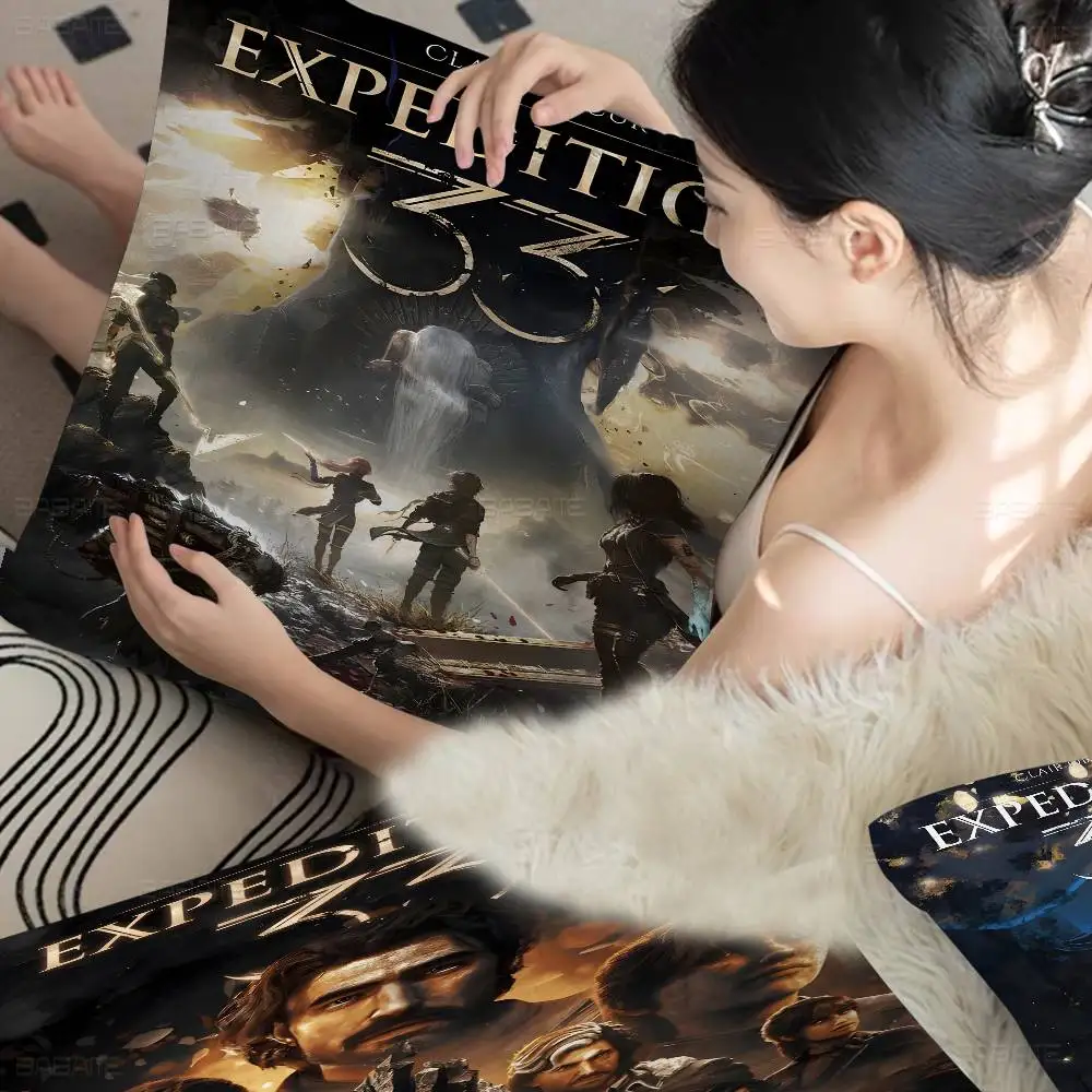 C-Clair O-Obscur E-Expedition 33 Lucky Dragon pillow cover sofa cushion cover home room decoration children gift