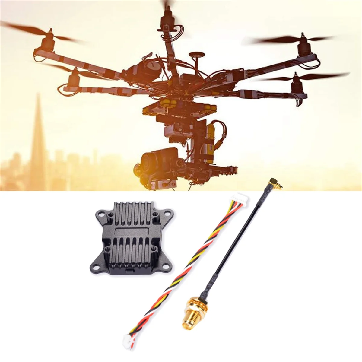 Pemancar Audio Video Drone 5.8G 2.5W FPV VTX FPV 48CH