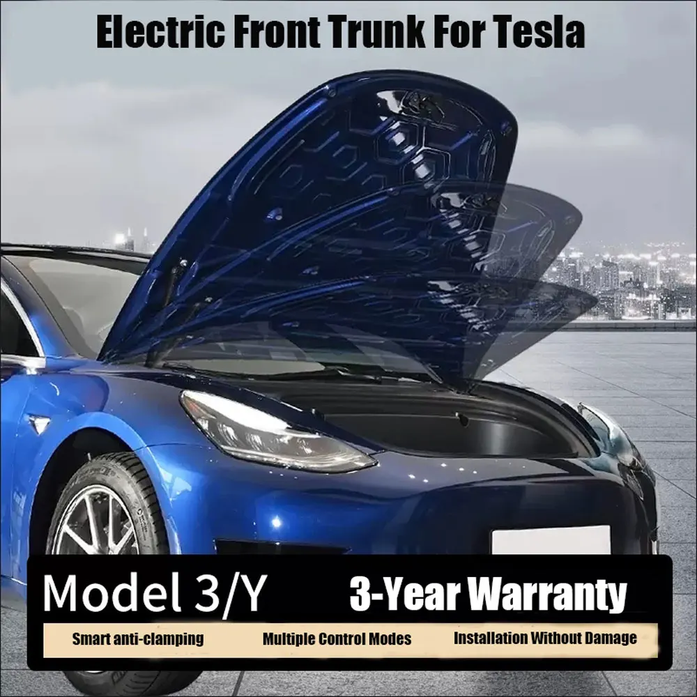 

Для Tesla Model 3/Y/S/X 2016-2024 Автомобильный Электрический передний багажник питания свободный подъемный багажник система закрытия