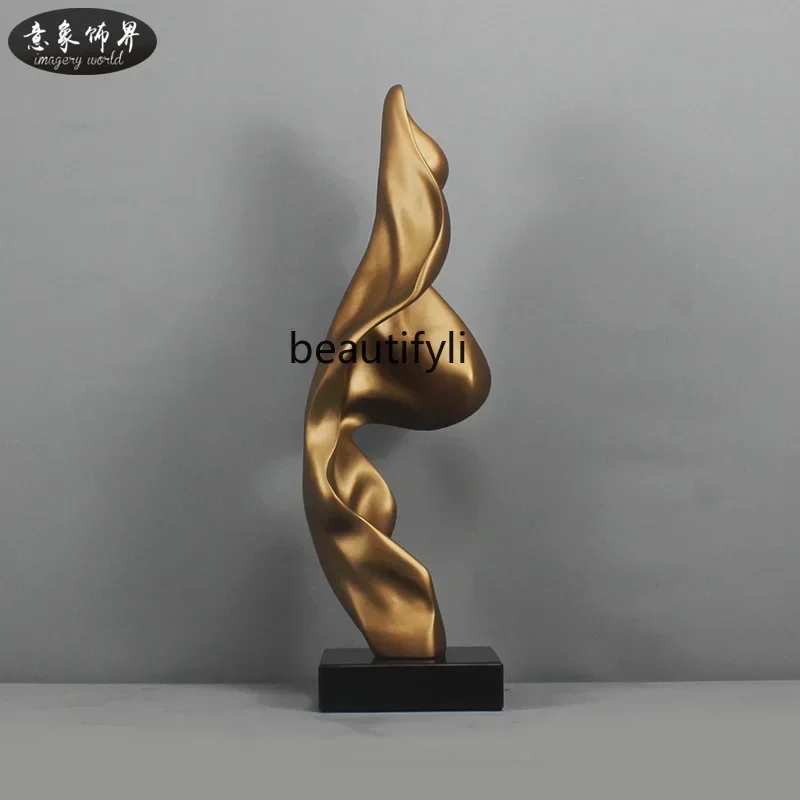 NQ52 Great discounts Sculpture ornament abstract art decoration modern fiberglass home model room living room
