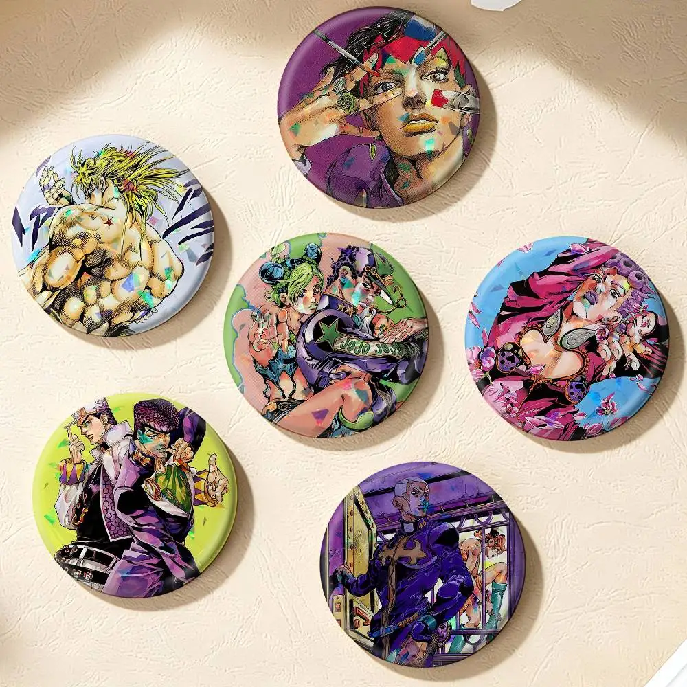 JOJO Anime   75mm 58mm 44mm 25mm Brooch Backpack Hat Pins Accessories Toys Badge