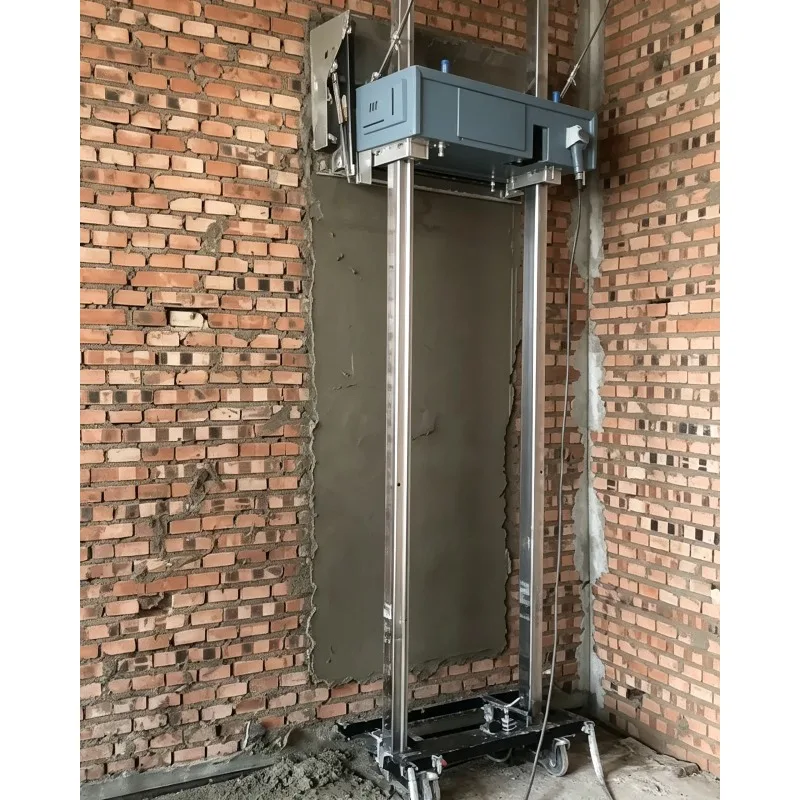 Automatic Cement Mortar Wall Rendering Robot Wall Plastering Machine, Wall Screeding & Finishing Construction Equipment for Sale