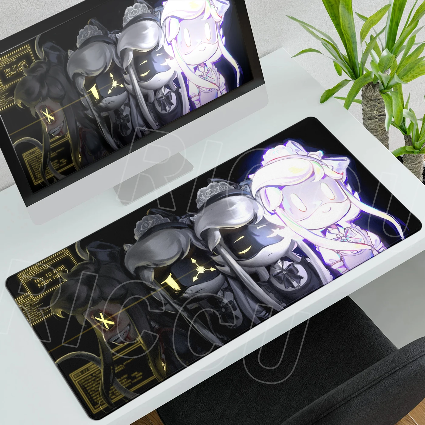 

Mousepad Anime Mouse Pad Gaming Accessories Office M-murder Uzi N V J Drones Keyboard Pad Large Desk Mat PC Rubber Extended Pads