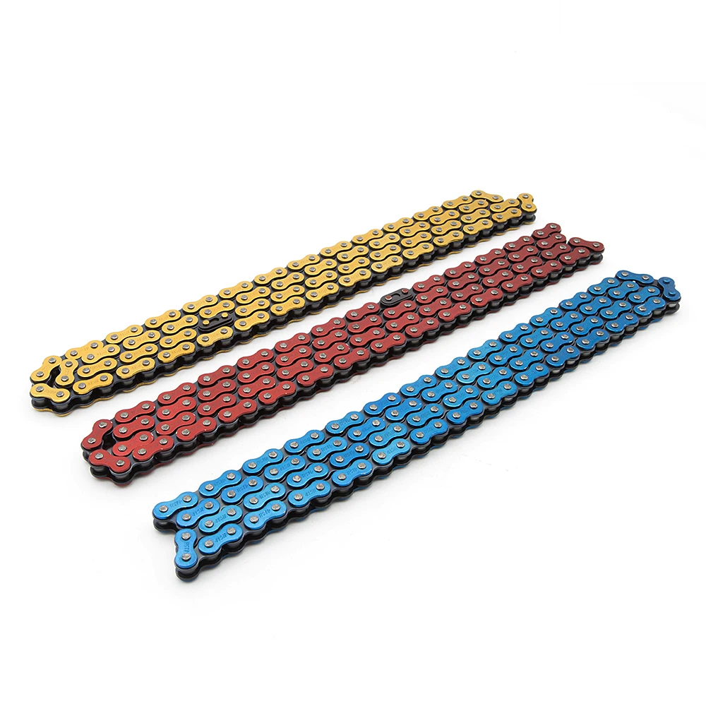 415H Motorcycle Chain for 49cc 50cc 60cc 66cc 80cc 49cc 50cc 60cc 66cc 80cc Motorized Bicycle Bike 110 Links