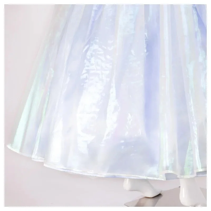 ♥ 2026 New Movie Wicked Glinda Cosplay Costume Iridescent Purple Witch Dress Women Halloween Fancy Party Stage Perfo ★ Look at m