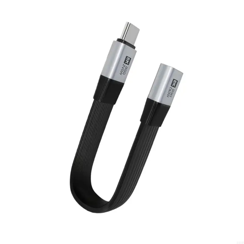 240W Extension Cable 80Gbps Data Transfer 8K@60Hz Video Display Cable USB C Data Transfer Fast Charging Cable for Phone 83CE