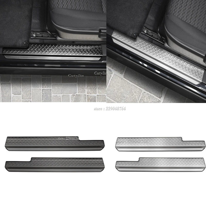 For SUZUKI Jimny SIERRA 3door 2025 2026 Stainless Steel Door Sill Protector Cover Trim Welcome Door Threshold Trim Accessories