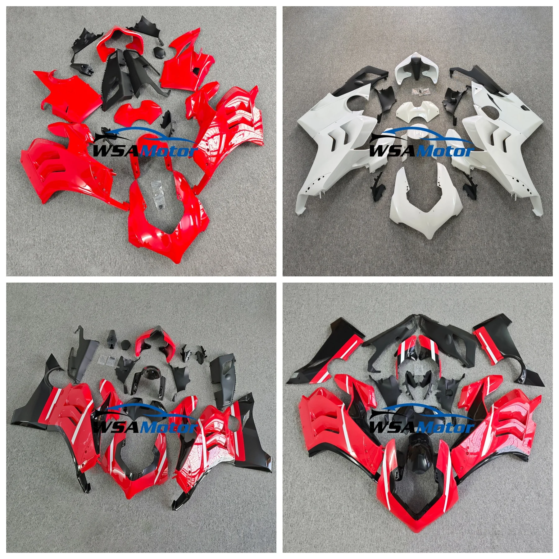 NEW ABS Injection Mold Full Fairing Kit Bodywork Fairings Fits For DUCATI Panigale V4 V4S 1000 2021-2024 Motorcycle Accessories