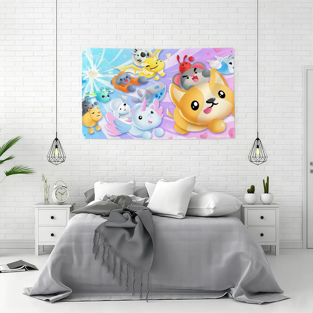 Cartoon Cute A-Adopt M-Me! flag Party Club Outdoor Interior Wall Decoration Banner Fans Gift Print Decor flag