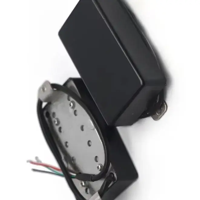 Sealed Alnico 2 Brass Cover Guitar Humbucker Pickup 4 Coil Cable Output 7.5K/15K Coil Splitting  Alnico II Humbucker Pickup