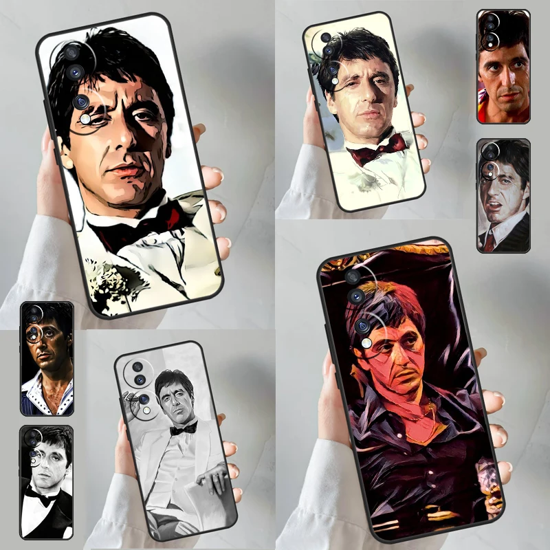 Al Pacino Scarface For Huawei P20 P30 P40 P50 P60 Pro P Smart Z Nova 5T Honor 70 50 X8 X9 a Magic 5 Lite Case