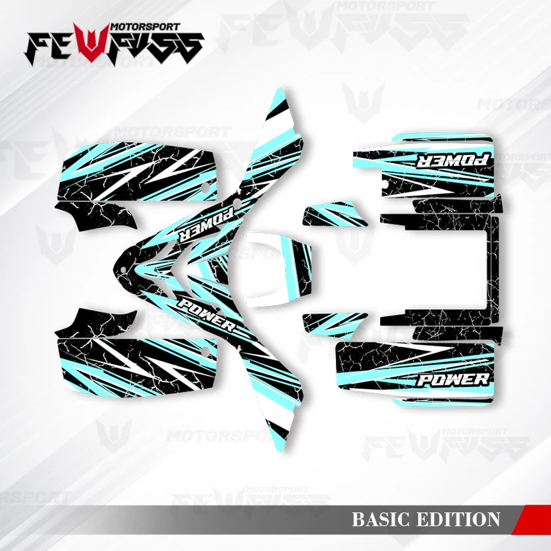 

Графические наклейки Fewfuss, наклейки для мотоцикла, фон на заказ для 1988, 1999, 2000, 2001, 2002, 2003-2006, бластер YFS 200 001