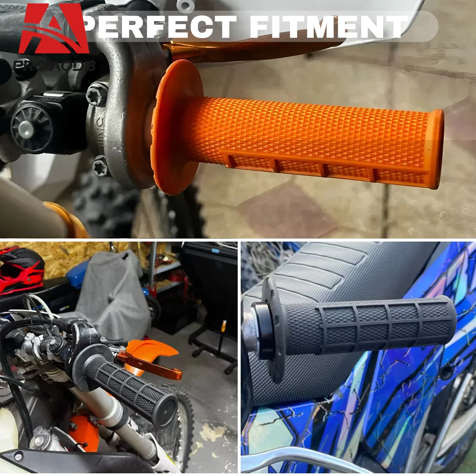 Universal 7/8'' 22mm Motocross Handle Grips Dirt Pit Bike Handle Bar Grip For KTM YAMAHA Kawasaki Suzuki Honda Motorcycle Parts
