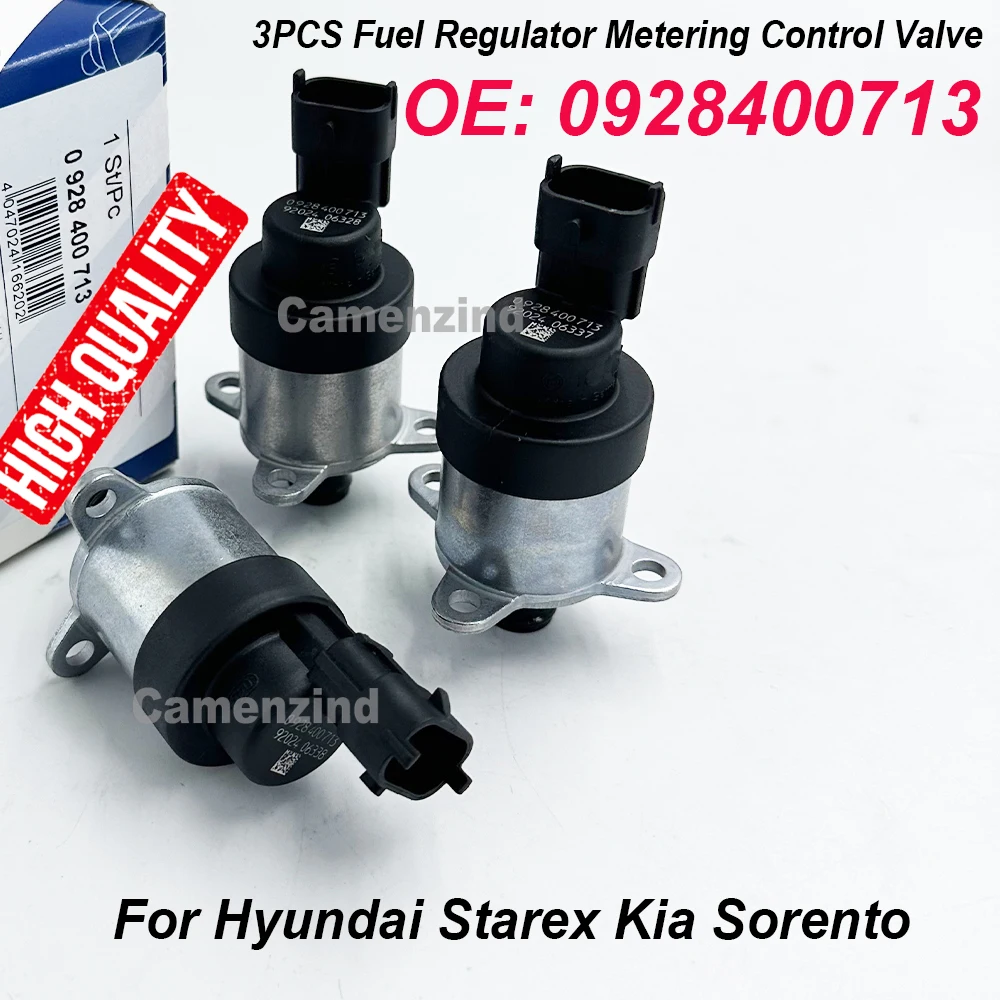 

3 шт. 0928400713 0928400608 0928400501 Регулятор давления топливного насоса, регулирующий клапан 928400713 для Hyundai Starex Kia Sorento