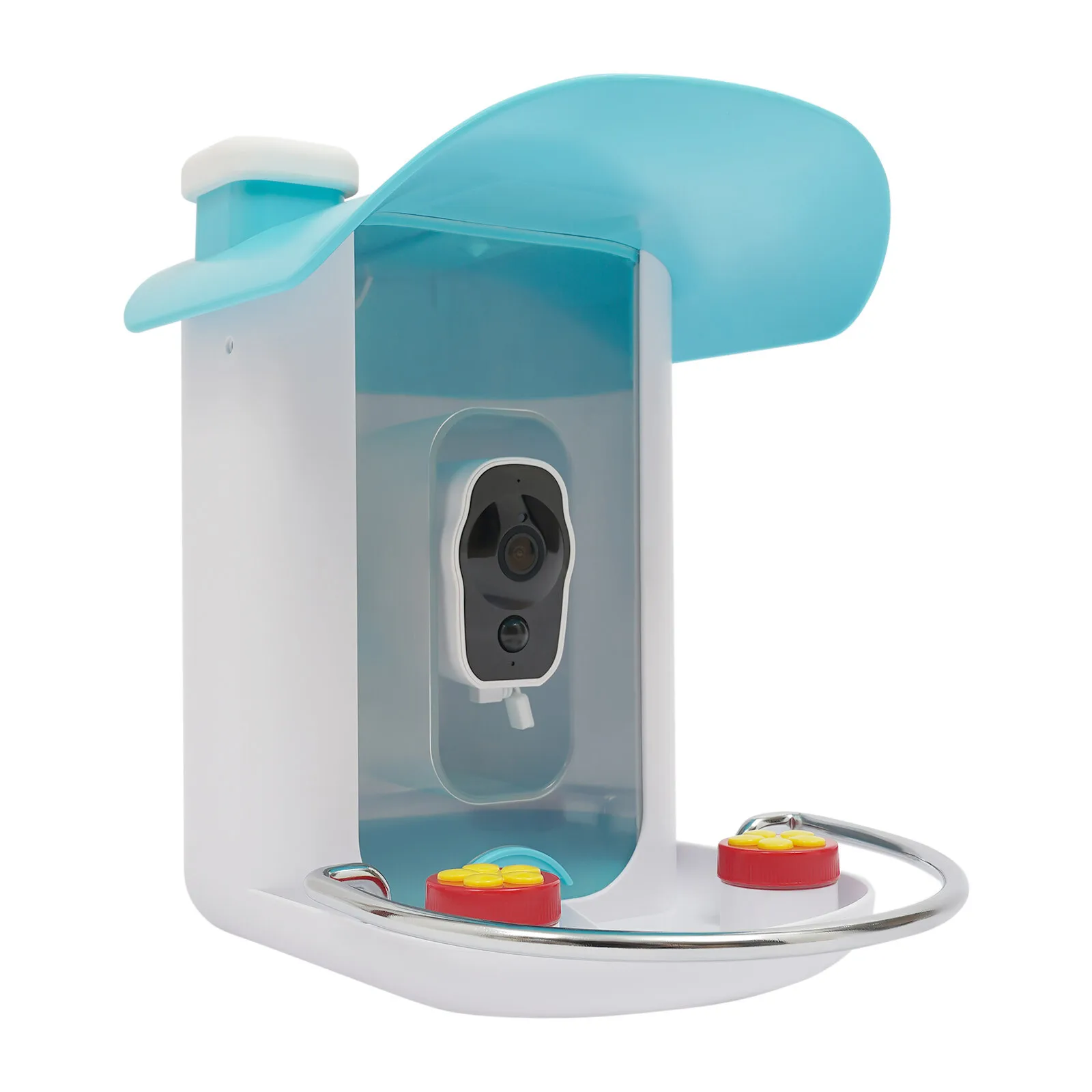 Picture 7: Solar Bird Feeder with Waterproof 1080p HD Camera Night Vision AI Recognition