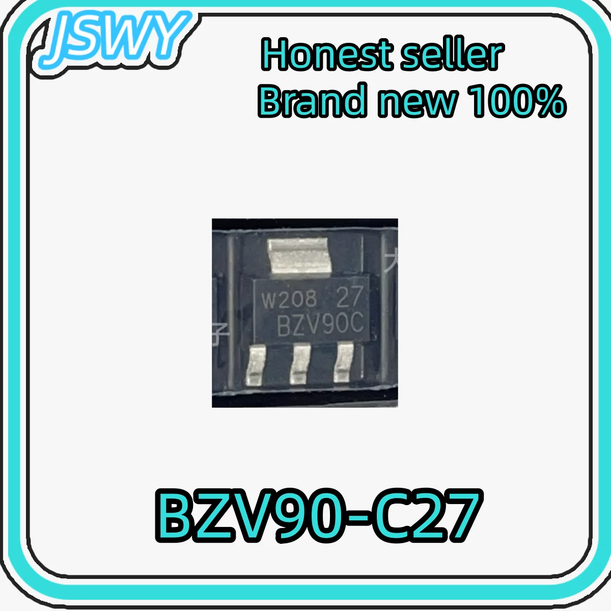 (10/50 pieces) Brand new 100% BZV90-C27 BZV90C 27 SOT223 27V voltage regulator transistor Electronics Integrity First Delivery