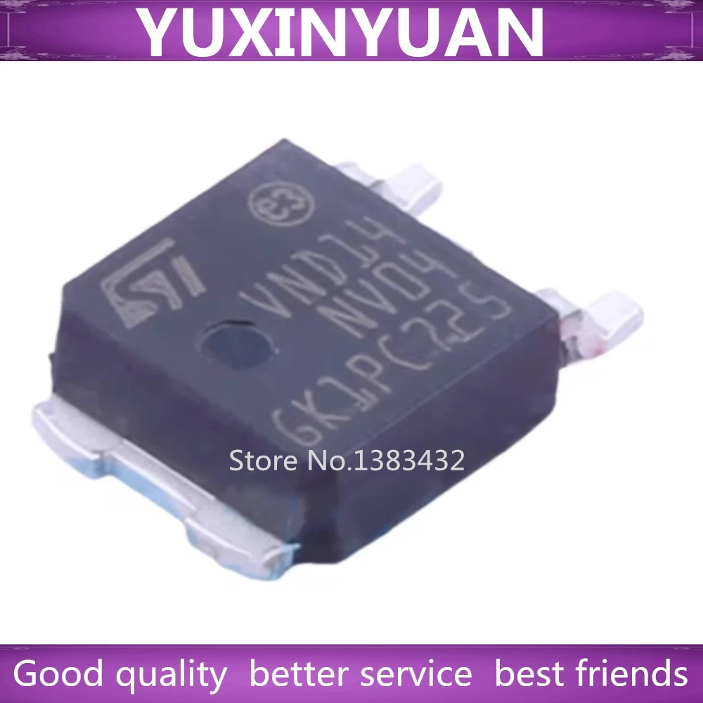 20pcs/lots VND14NV0413TR VND14NV04 14NV04 VND14NV04TR MOSFET POWER 40V 12A DPAK Best quality