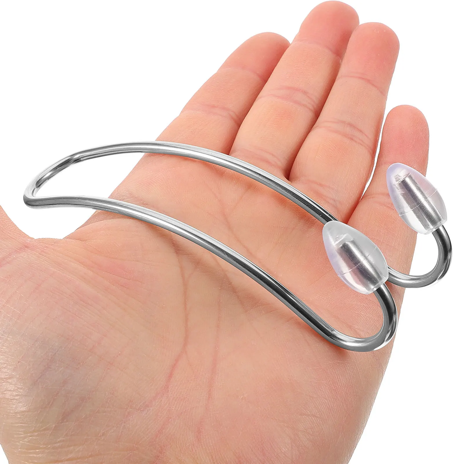 

4pcs Headrest Hook For Car Seat Stainless Steel Transparent Dual Hook Bag Hanger Storage Organizer Car Interior Accessory