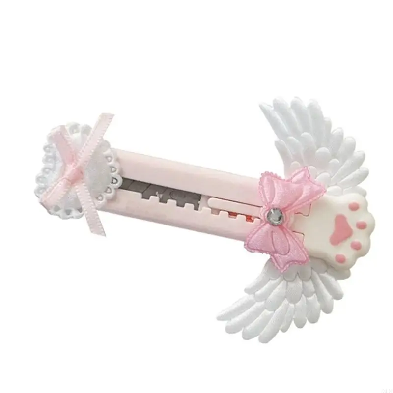 Retractable Envelope Opener Package Box Opener, Bowknot Safety Cutter