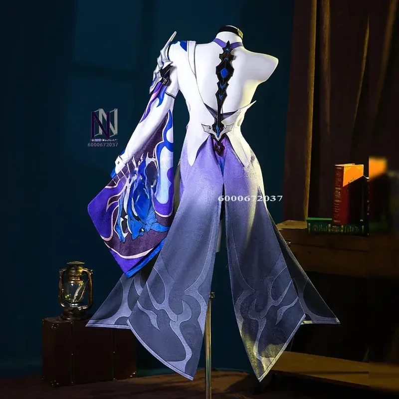 CyHonkai Star Rail Acheron Cosplay Costume Wig Outfit Dress Uniform Earrings Leggings Galaxy Rangers Halloween Party Women Props