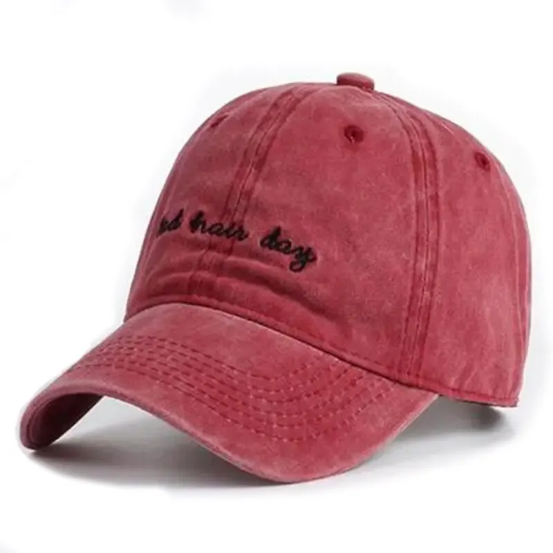 Fashion Letter Embroidery Wash Baseball Caps Spring and Autumn Outdoor Adjustable Casual Hats Sunscreen Hat image 4