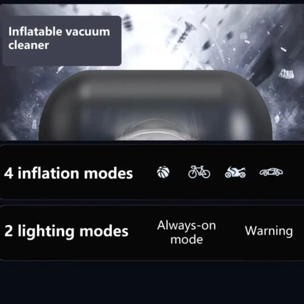 

Беспроводной пылесос из АБС-пластика с LED-дисплеем, портативный безмасляный воздушный компрессор, умное управление