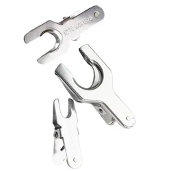 #12 #18 #29 #35 #40 #50 Joint Stainless Steel Lab Adapter Clamp Pinch Clip Glass Ball Laboratory Quickfit