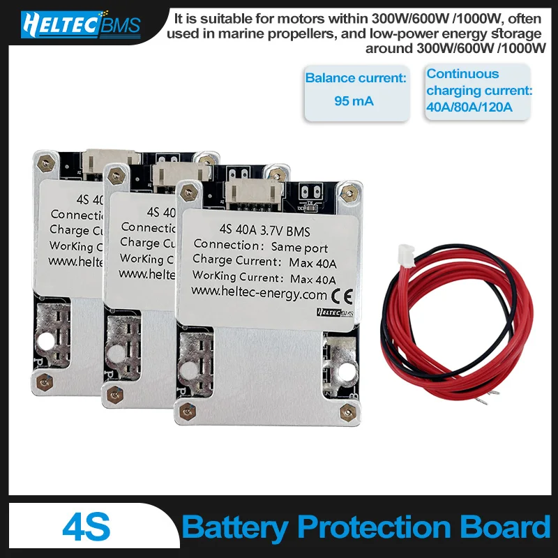 4S BMS 40A 80A 120A 200A Li-ion LifePo4 Lithium Battery Protection Board Circuit Board With Balanced Charging