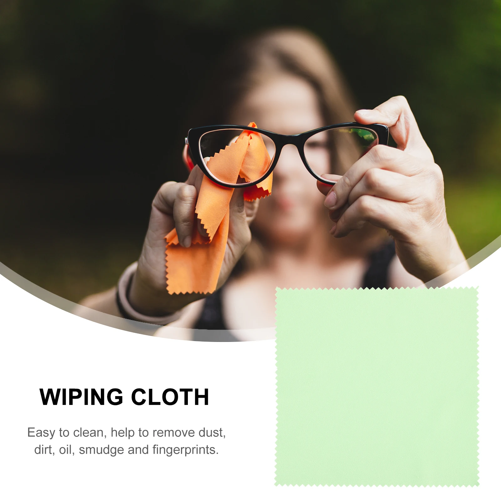 

10Pcs Silverware Polishing Cloth Professional Cleaning for Jewelry Gold Silver Watch Coins Dirt Smudge Removal Reusable Cloth