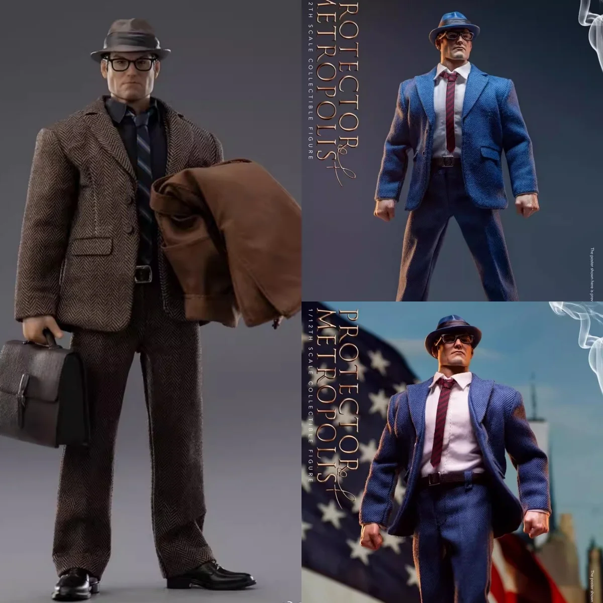 

In Stock MUFF TOYS 1/12 Scale Male Soldier Reporter Disguise Super Hero Full Set 6''Action Figure Model Toys For Fans Collection
