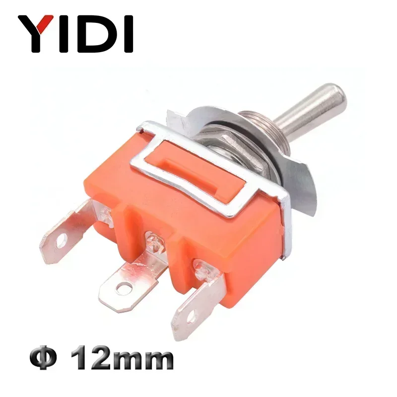 10pcs Toggle Switch E-TEN 1322 1021 1122 1221 1321 3pin 6pin on-off SPST SPDT Switch 6pin on-off-on on-on DPDT Waterproof Cap